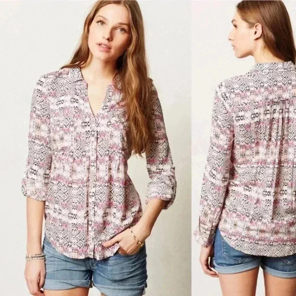 Maeve Anthropologie islet button down - Picture 1 of 5